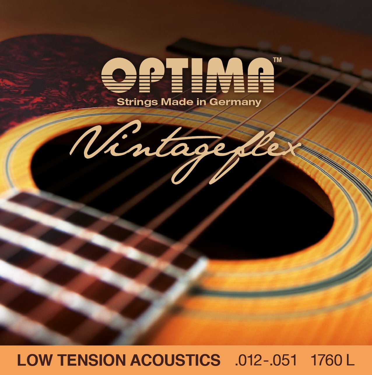 Vintageflex Acoustics Low Tension  Light Set .012-.051