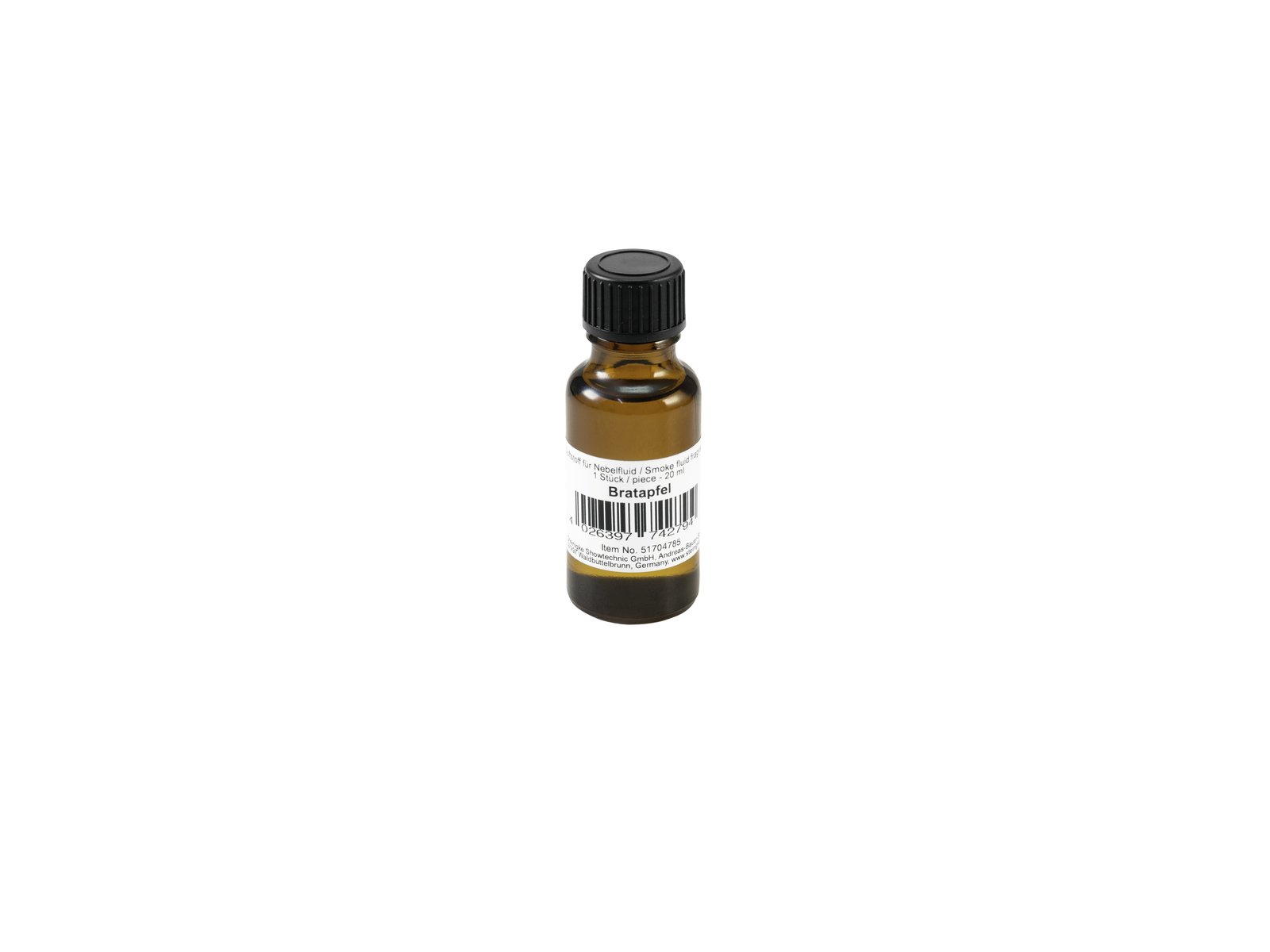 Nebelfluid Duftstoff, 20ml, 'Bratapfel'