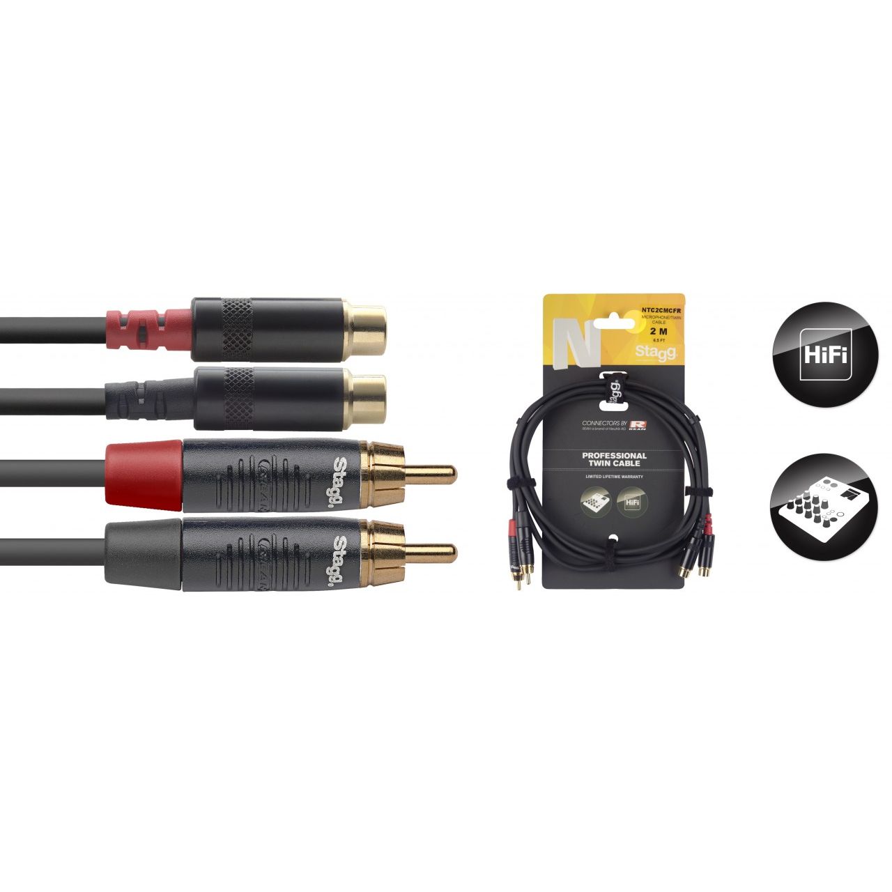Twinkabel - wCinch/mCinch - 1m