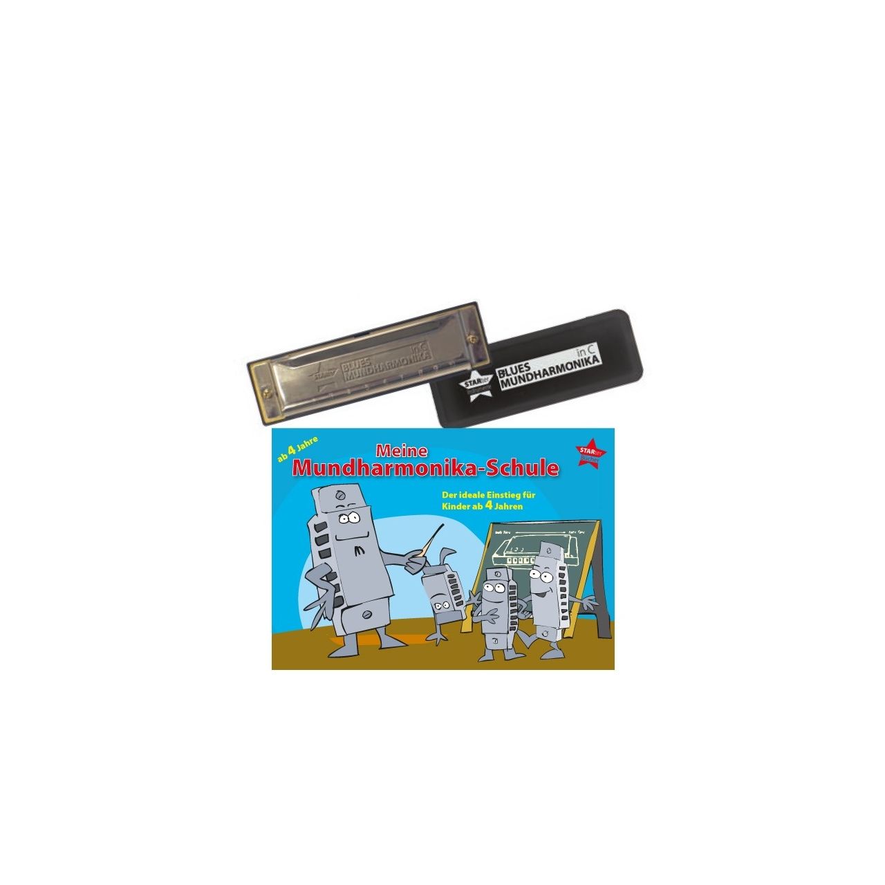 Mundharmonika-Set