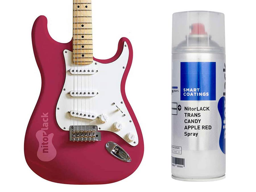 Nitrocelluloselack Trans Candy Apple Red - 400ml Spraydose