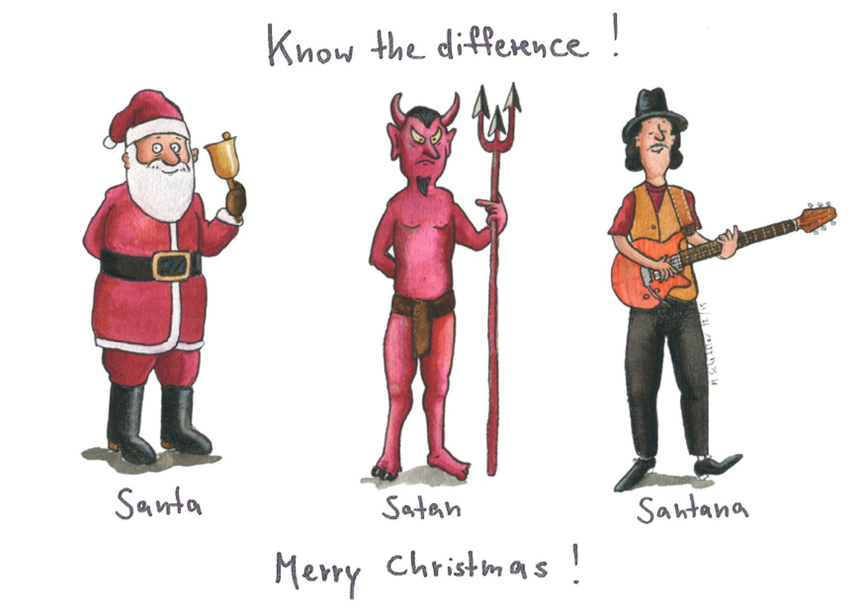 Know the difference Postkarte