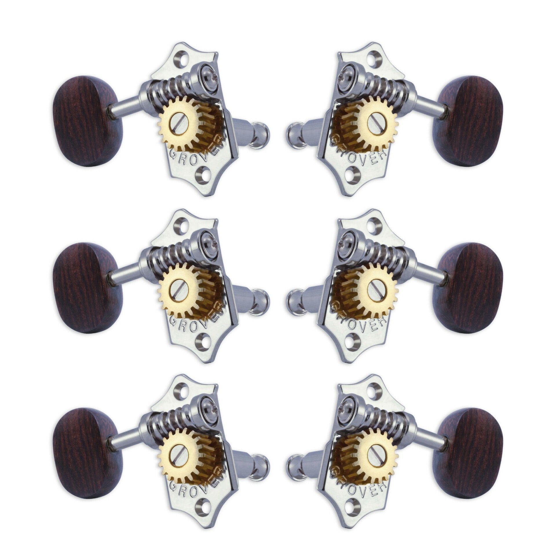 V97-18CAR Original Sta-Tite  Machine Head 3 + 3 Chrome