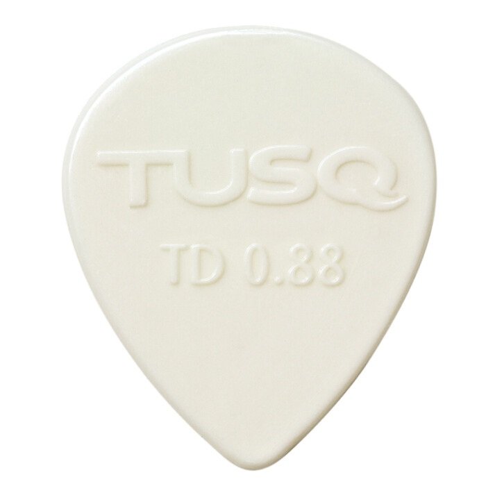 TUSQ Tear Drop Picks 6 pcs. white, 0,88 mm