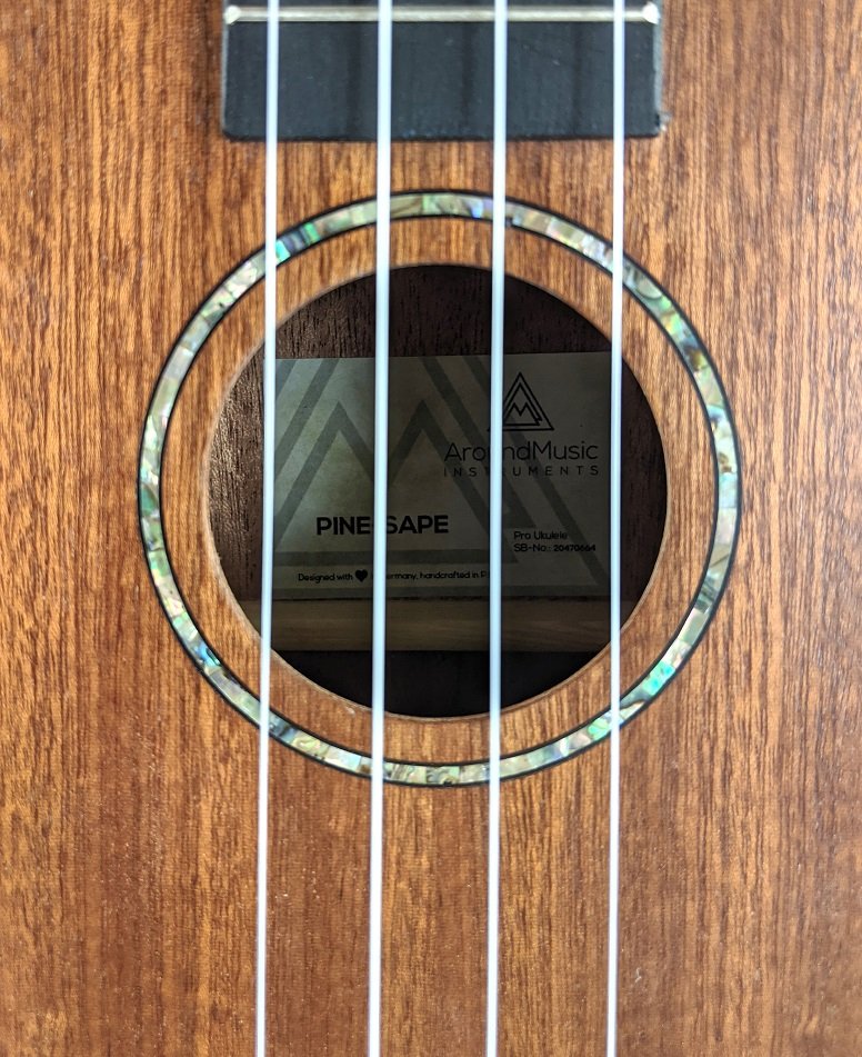 Pineapple Sopran Sapele Ukulele