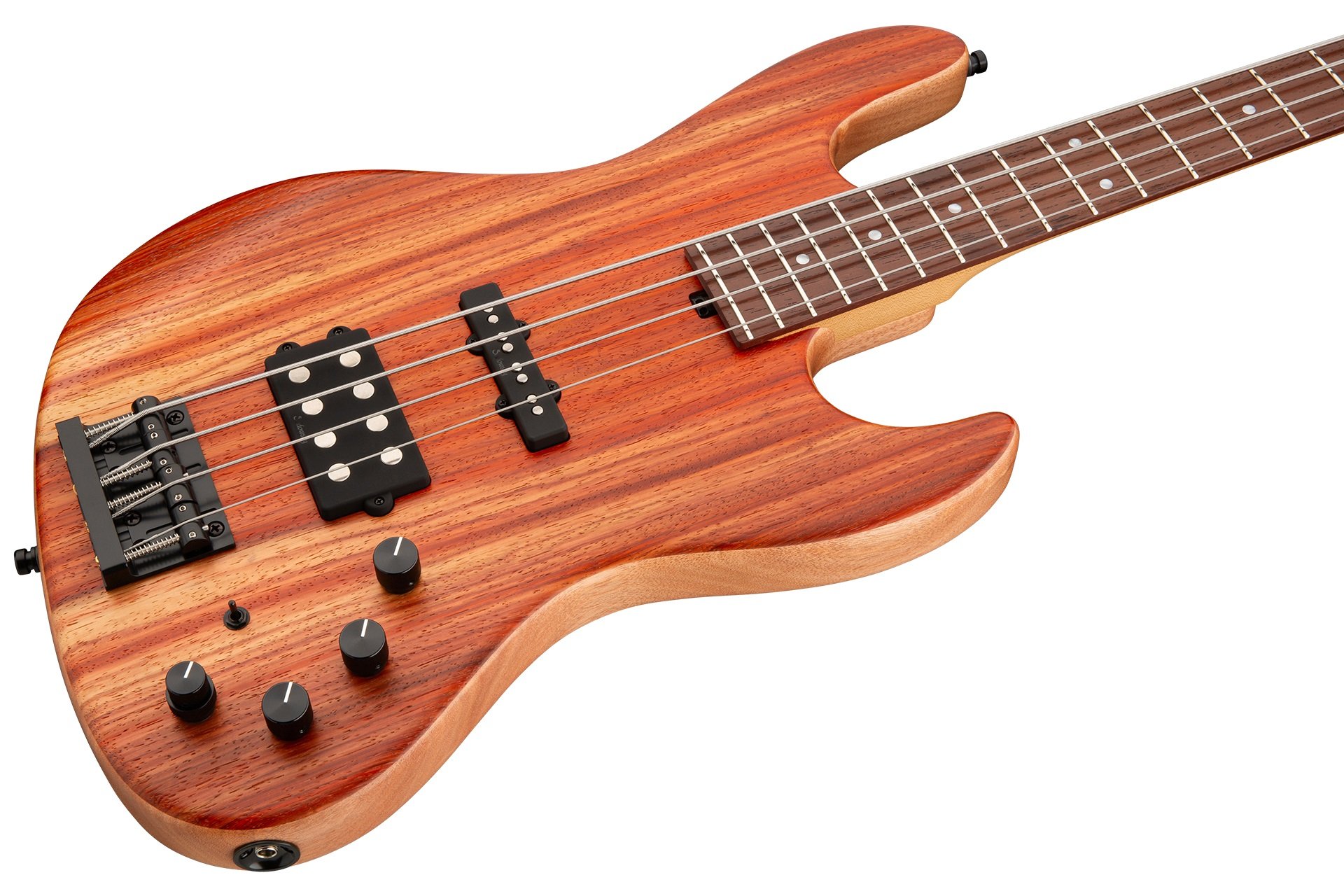 MetroLine 21-Fret Standard M/J Bass, Limited Edition 2024, 4-String - Natural Transparent Satin