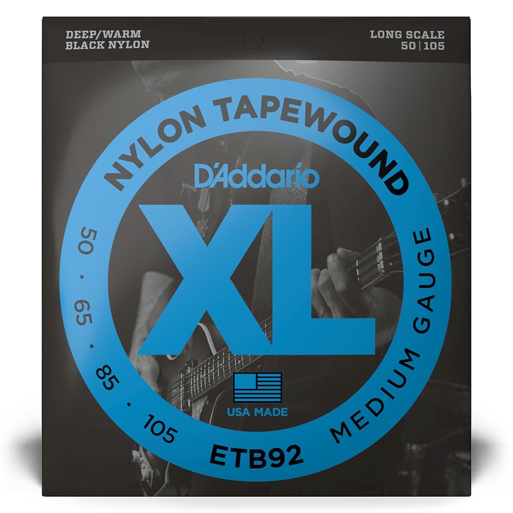 ETB92 Tapewound Saiten für Bassgitarre, Medium, 50-105, Long Scale