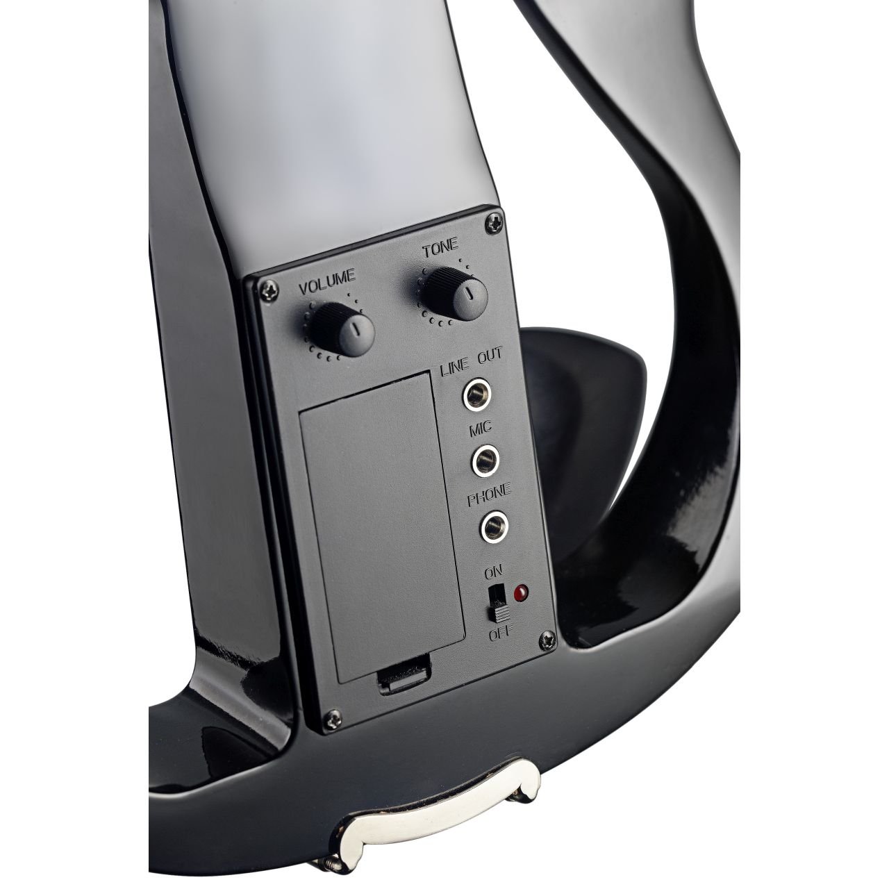 EVN-X-4/4 BK Silent Violin Set in schwarz