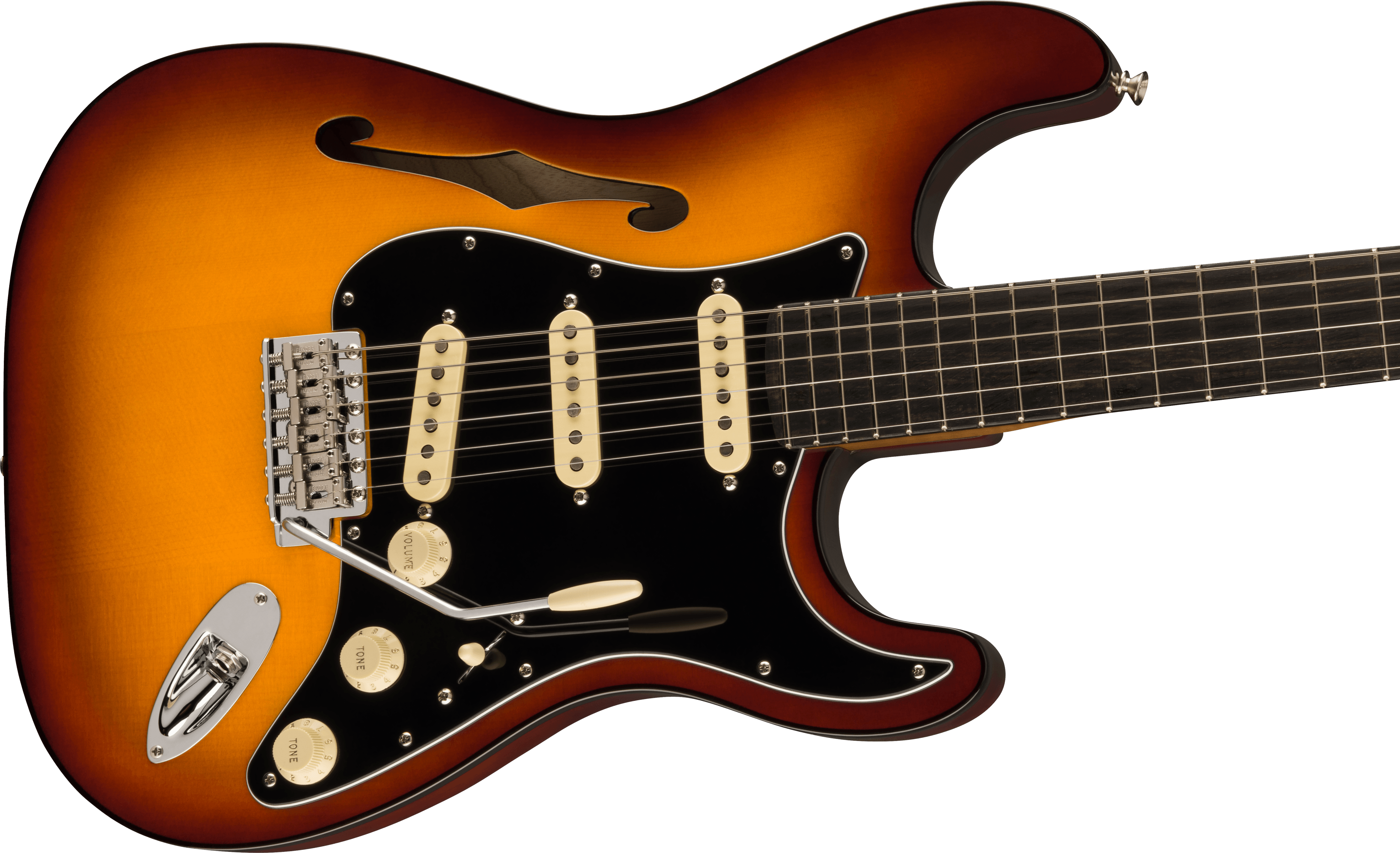 Limited Edition Suona Stratocaster® Thinline, Ebony Fingerboard, Violin Burst