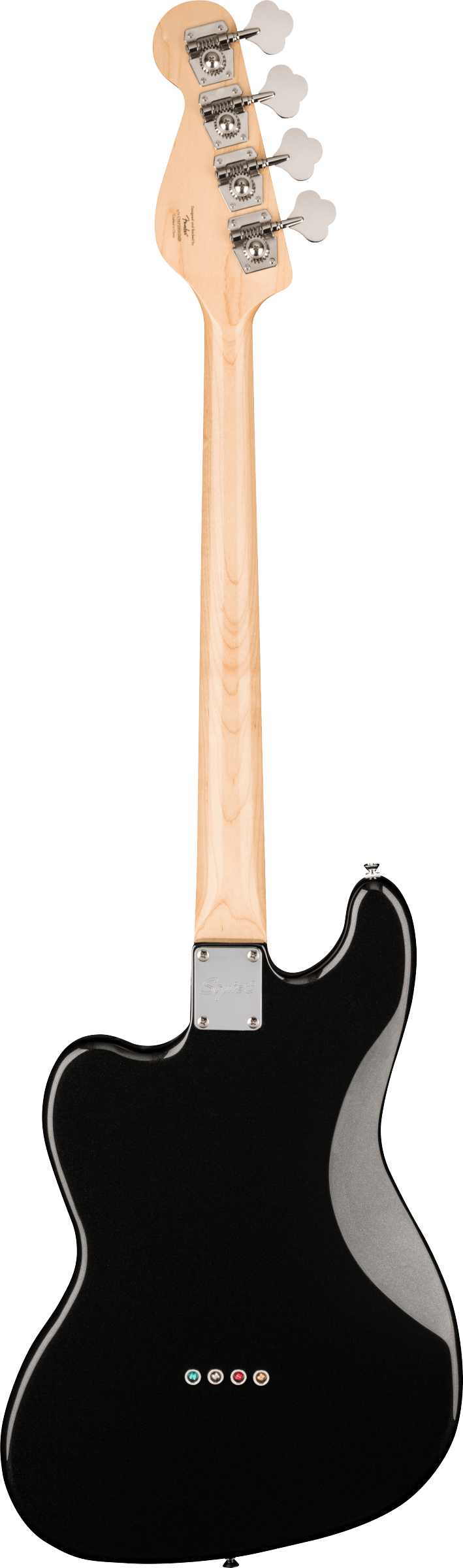 Paranormal Rascal Bass HH White Pearloid Pickguard Metallic Black