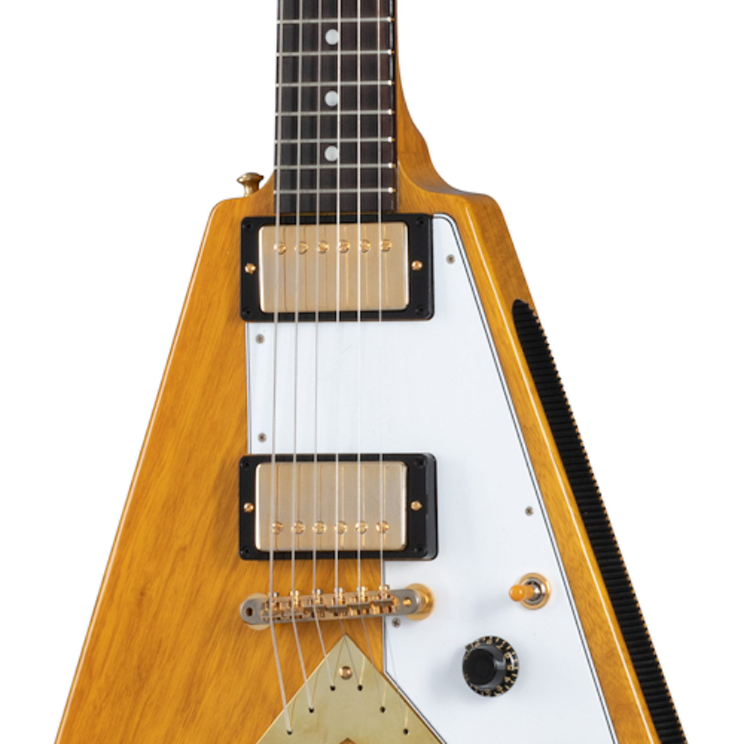 1958 Korina Flying V White Pickguard Natural