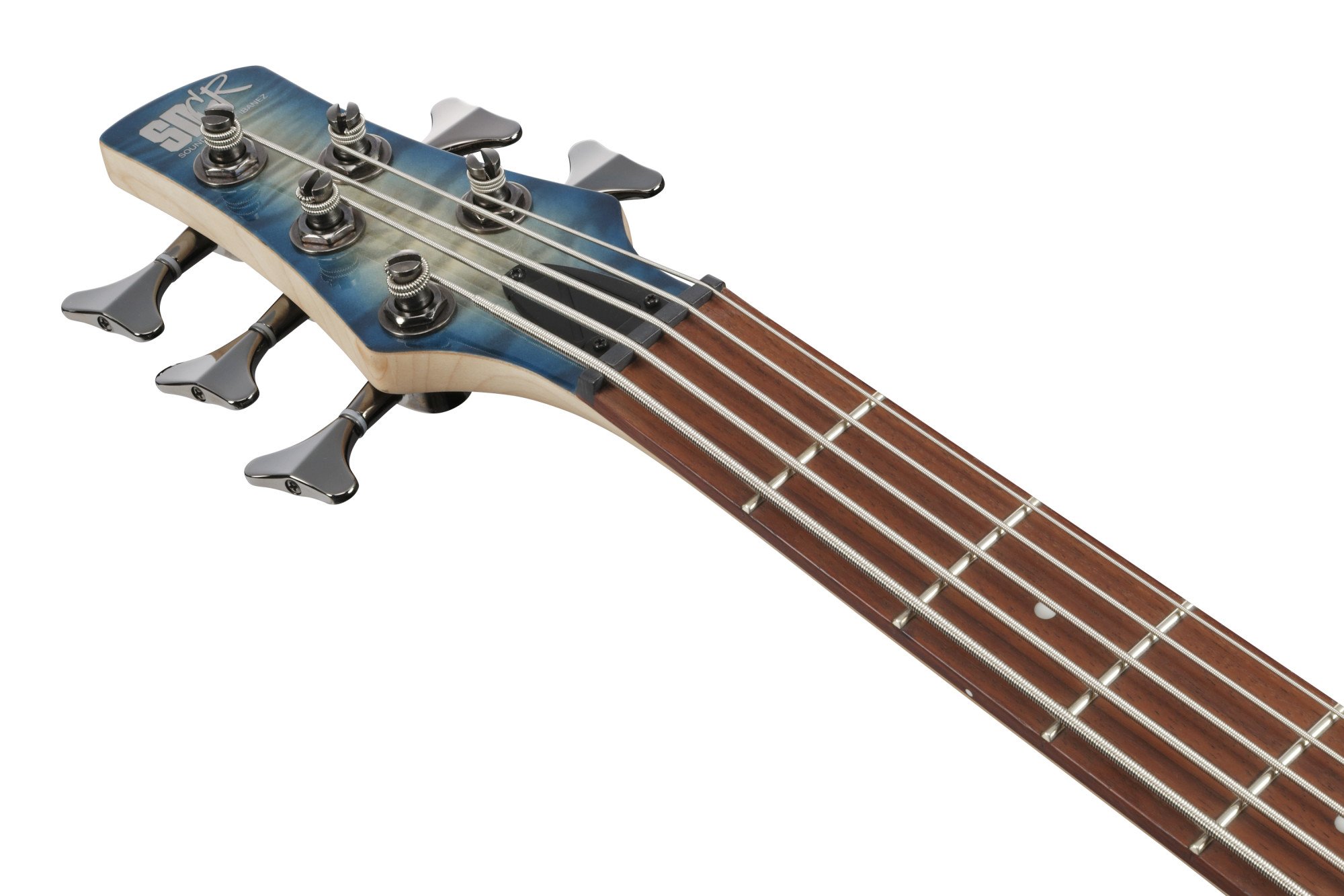 SR405EQM-SCB E-Bass 5-String Stained Cosmic Blue Starburst