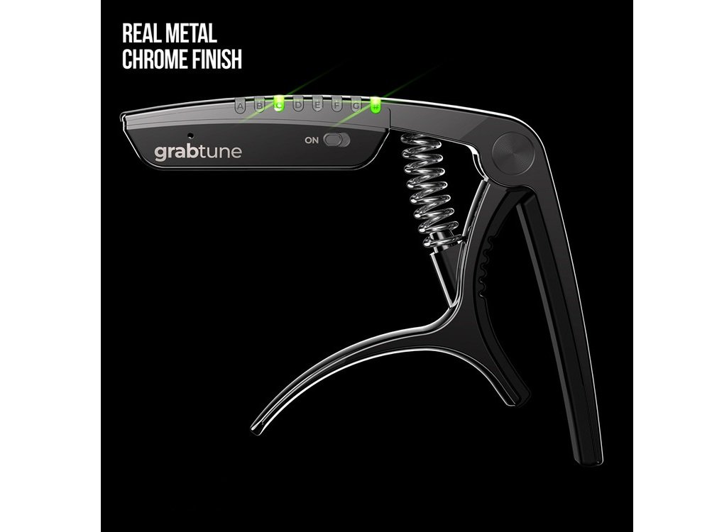 Grabtune GT-100 Capo & Tuner Black