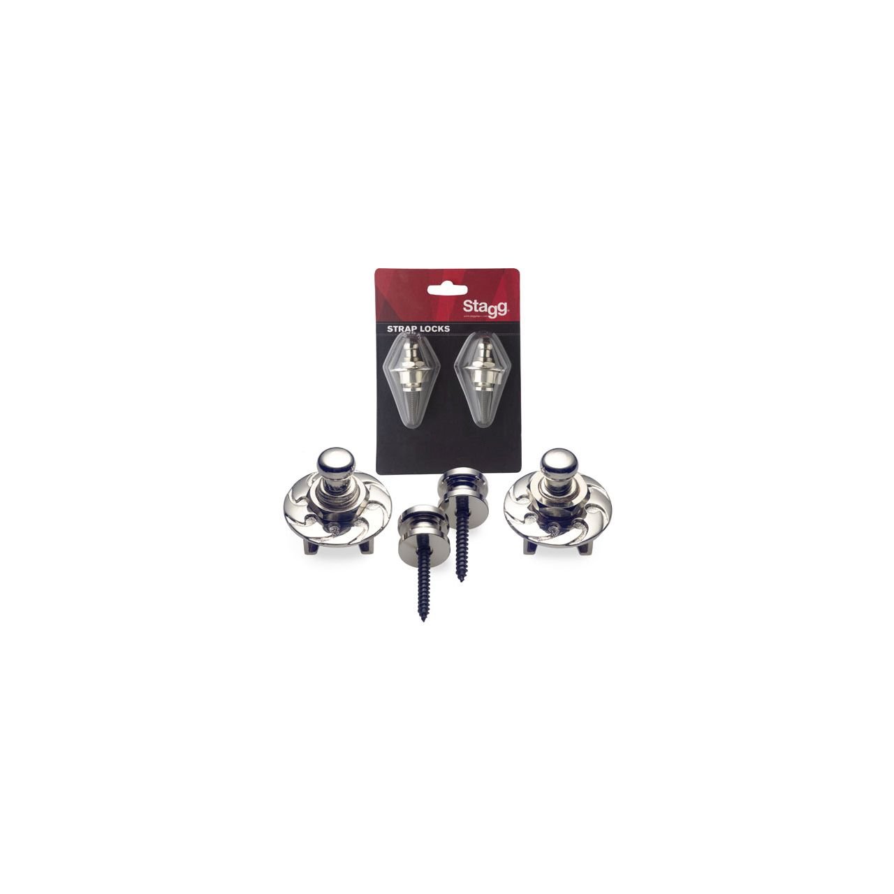 SSL1 CR Security Locks Chrom  - Strap Lock Set