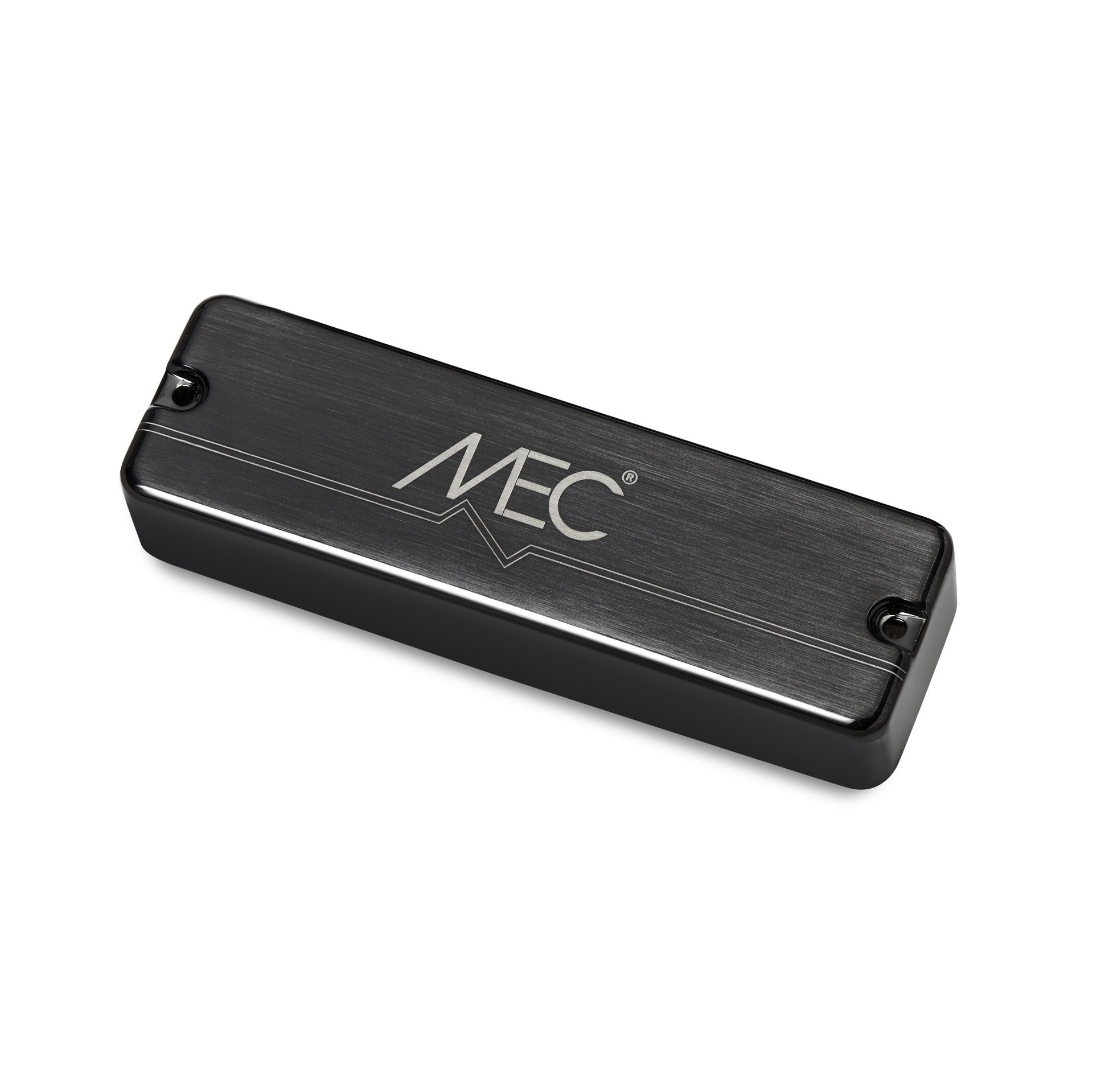 Active Soapbar Bass Pickup,  5-String - Brushed Black Chrome