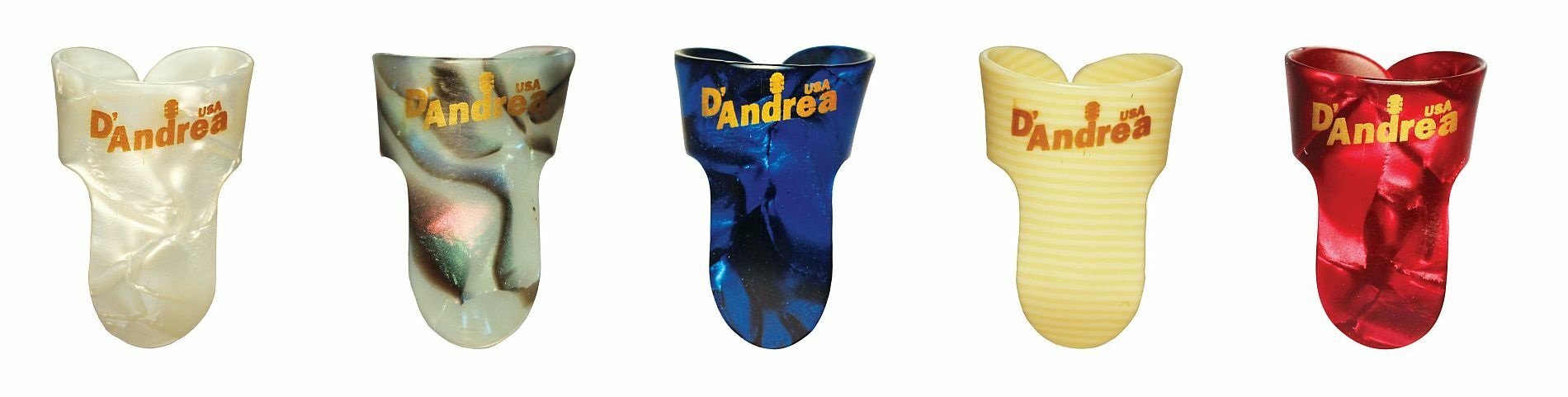 Finger Picks (R374 LG DXC), 12 pcs Assorted Pick Pack, Large, Deluxe Colors