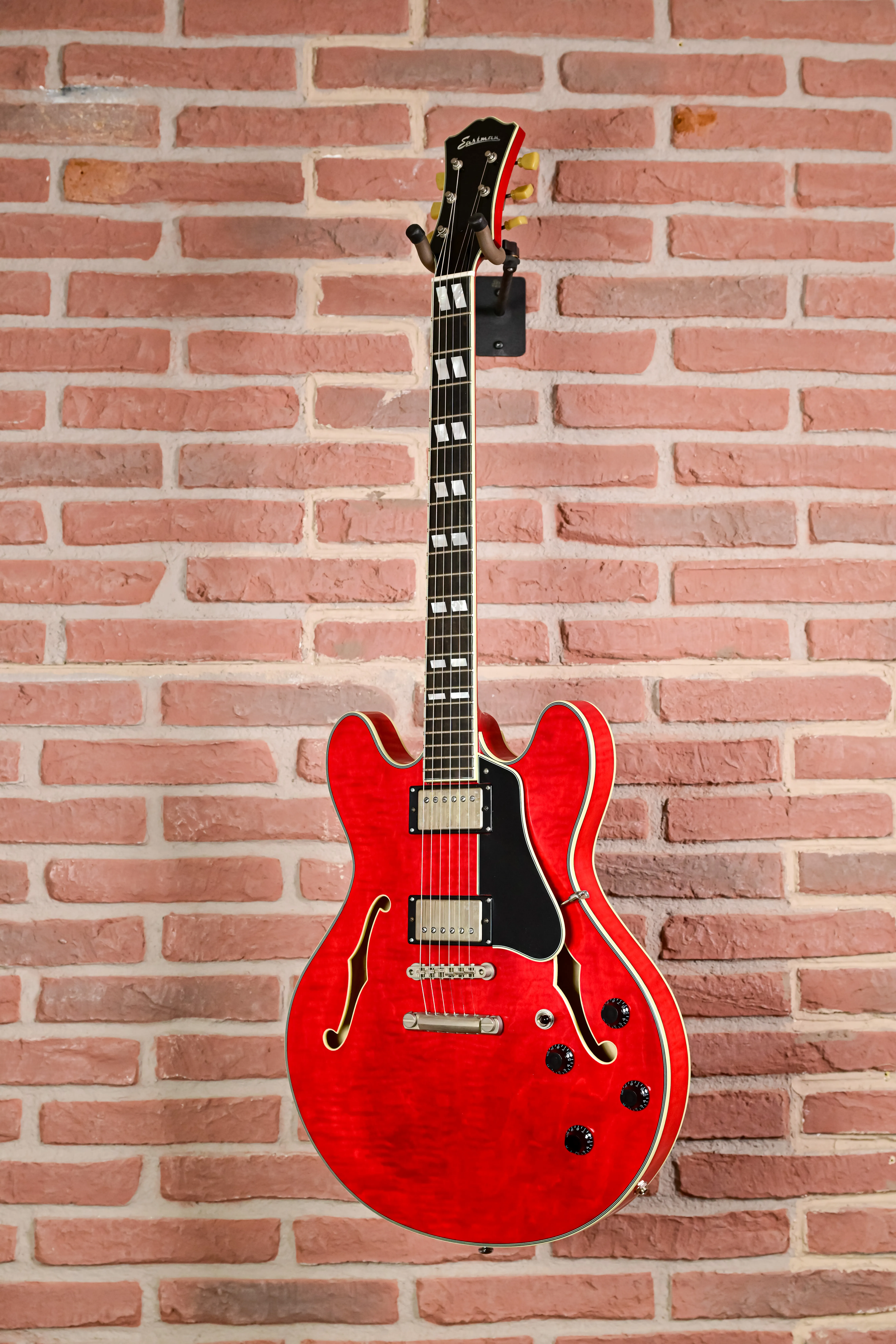 T59/TV-RD Thinline Hollowbody E-Gitarre Antique Red