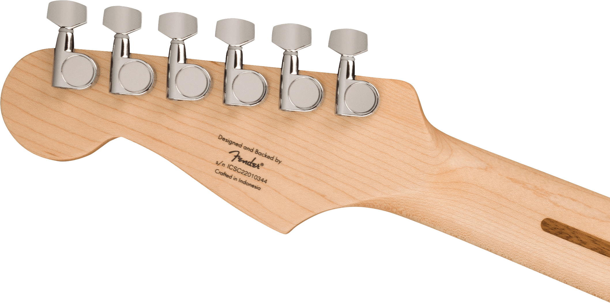 Sonic Stratocaster HSS Maple Fingerboard Black