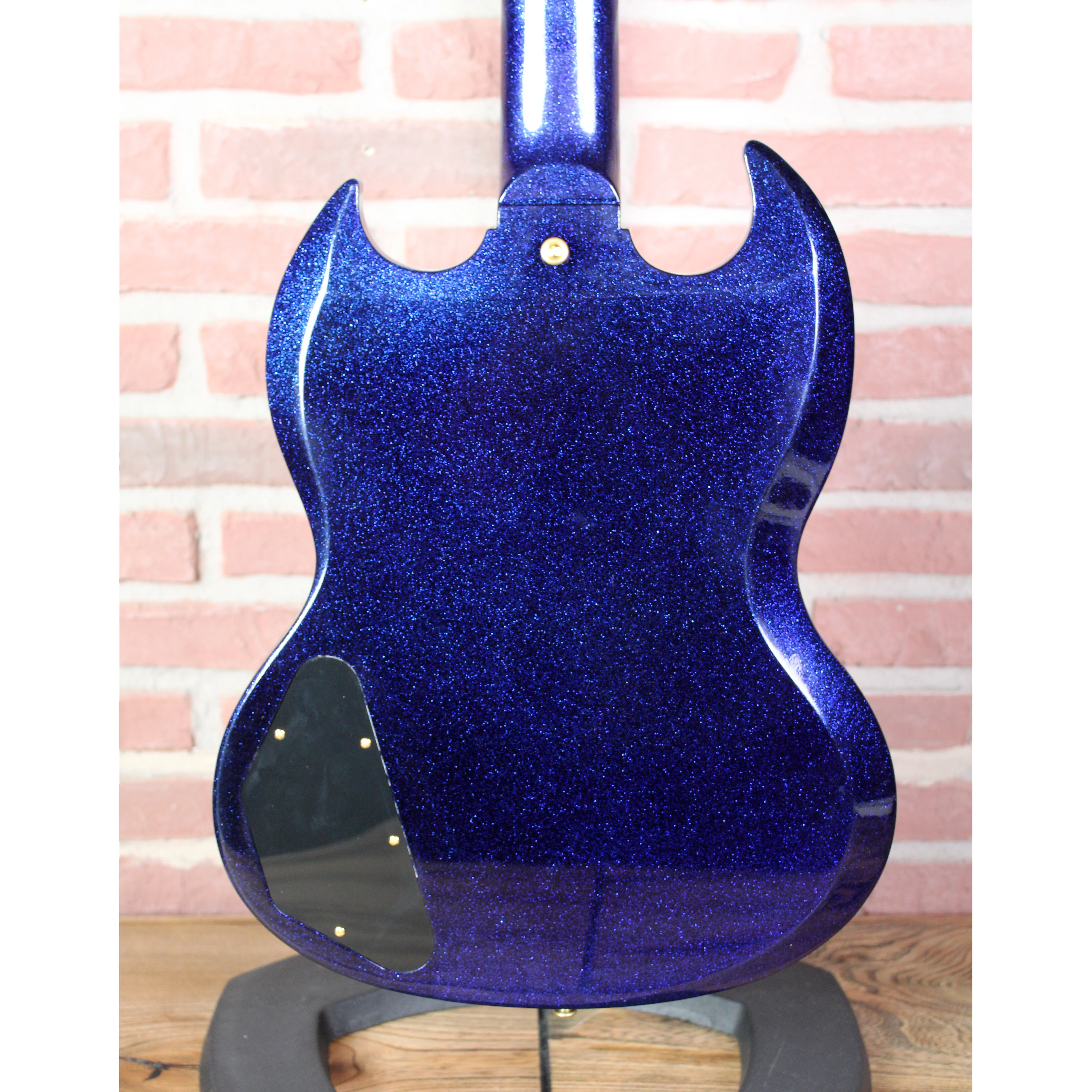 Gibson Custom M2M SG Custom Brunswick Blue Hinteransicht Unteransicht