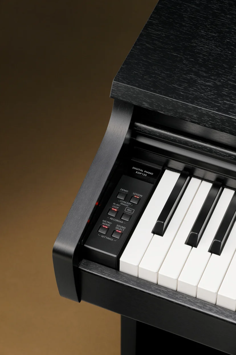 KDP120B Digitalpiano in schwarz satiniert