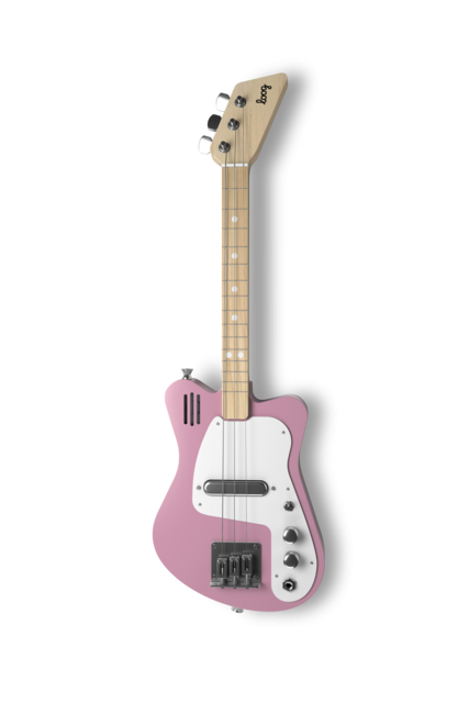 Mini Electric Guitar 3-String - Pink