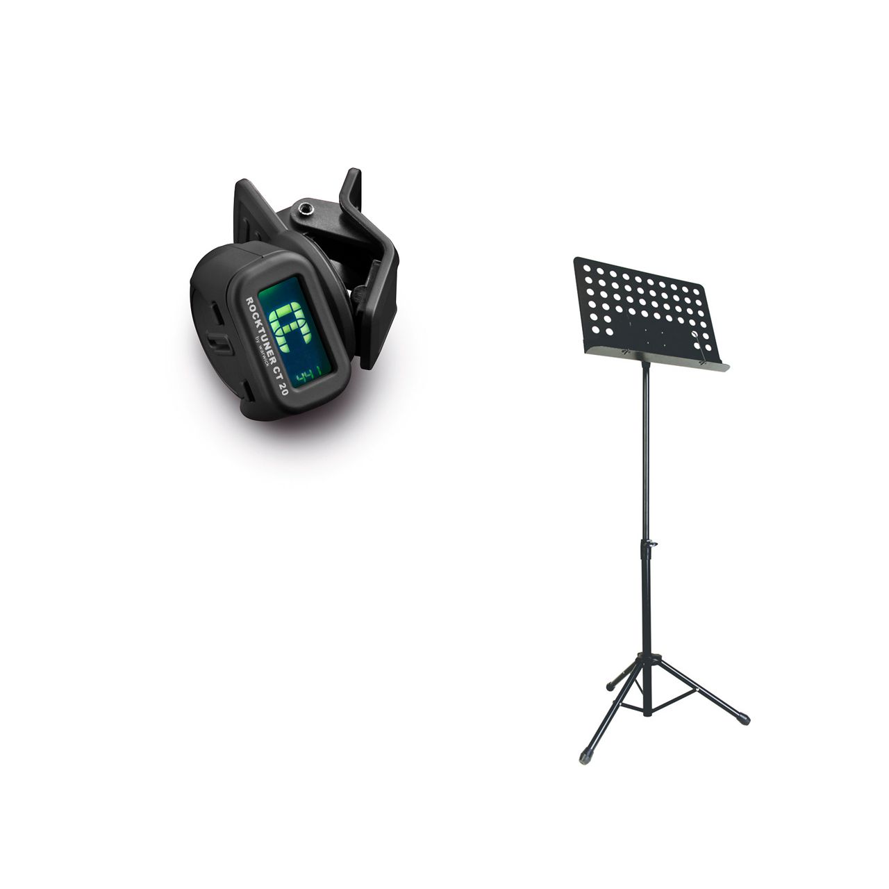 Einsteiger-Bundle 24: Orchesterpult + Clip-On Tuner / schwarz