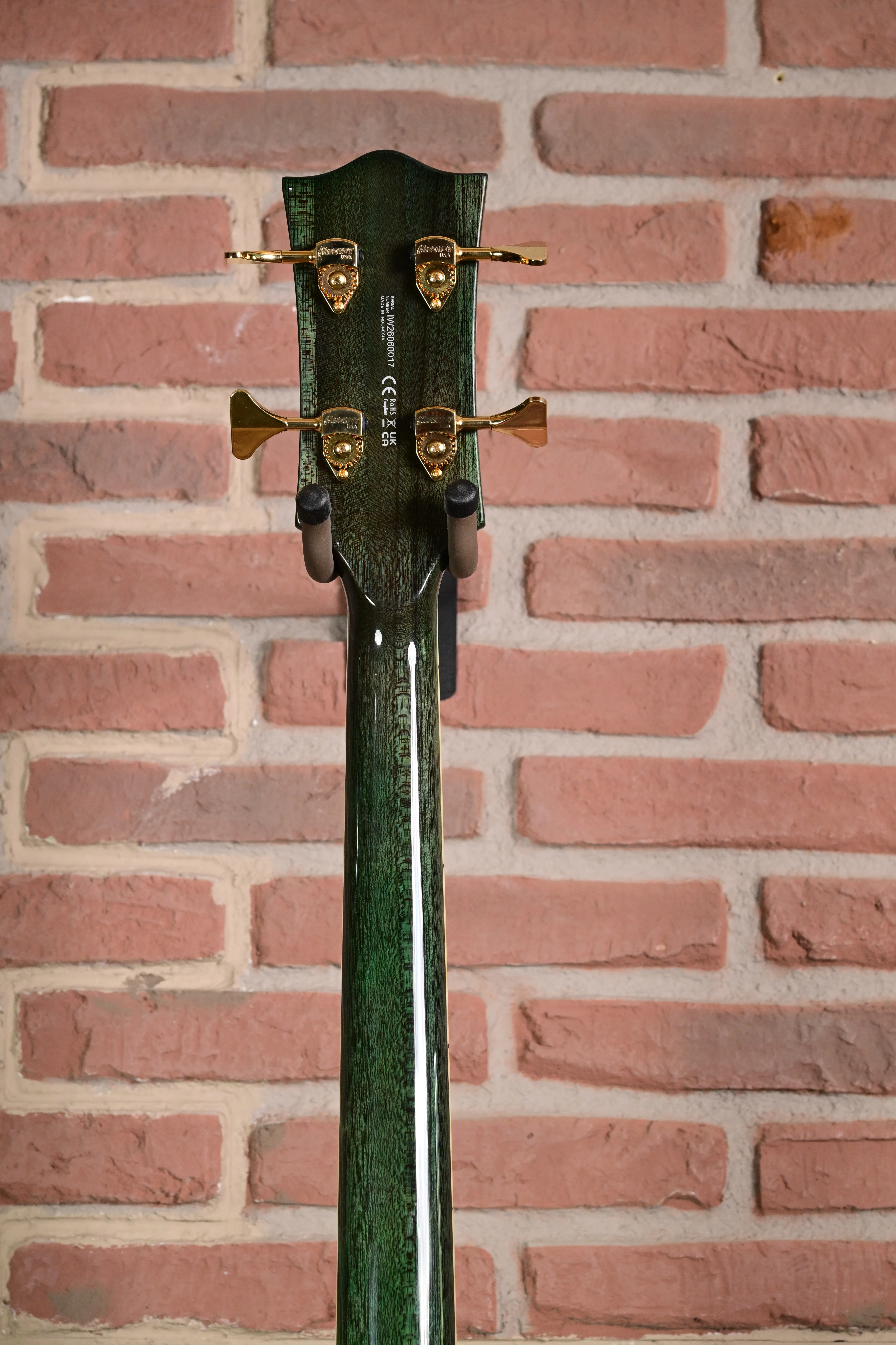 Warlord Bass Transparent Emrald  Green
