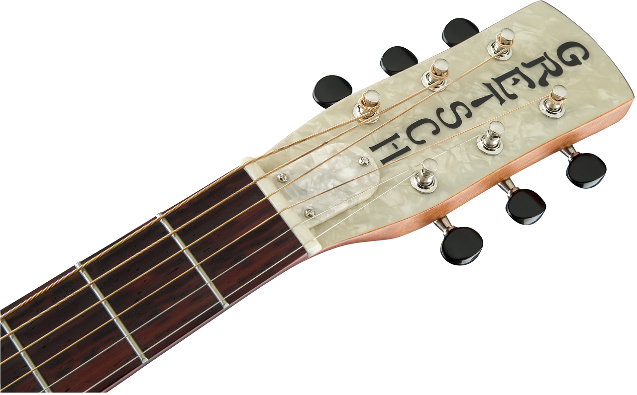 G9201 Honey Dipper™ Brass Body Biscuit Cone Resonator Guitar, Shed Roof Finish