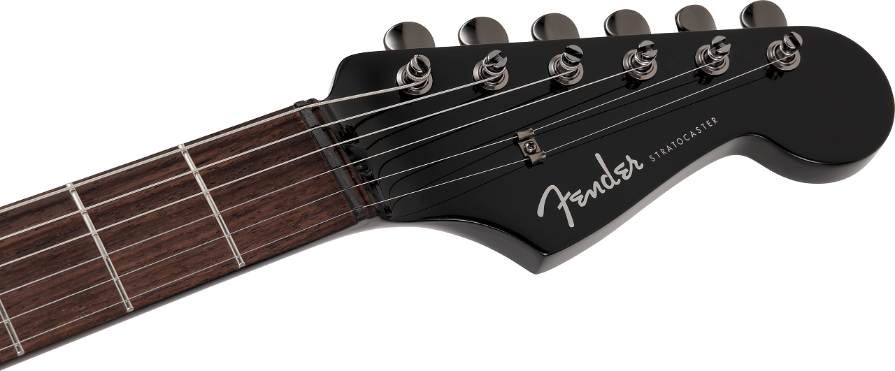 FINAL FANTASY® XIV Stratocaster®, Rosewood Fingerboard, Black