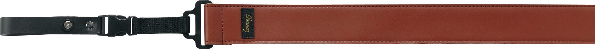 GSQ501-BR Gitarrengurt Leder Braun
