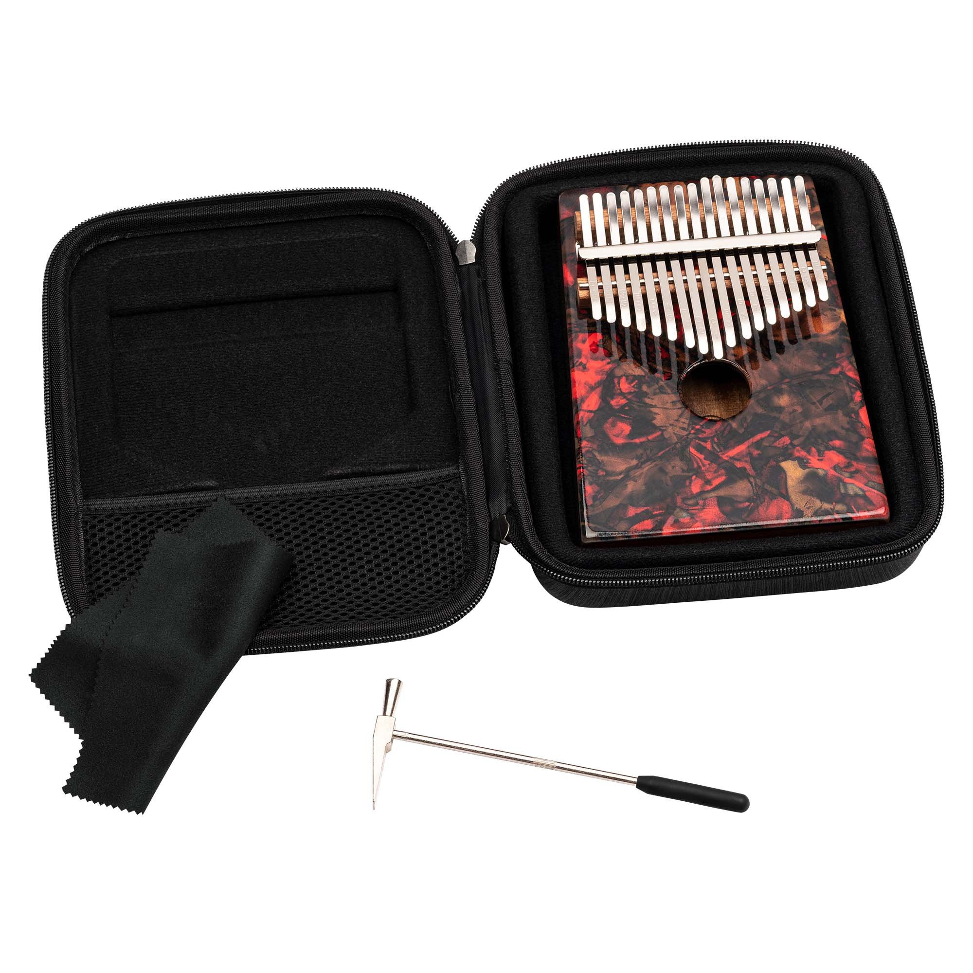 KA17LV Designer Kalimba - Lava