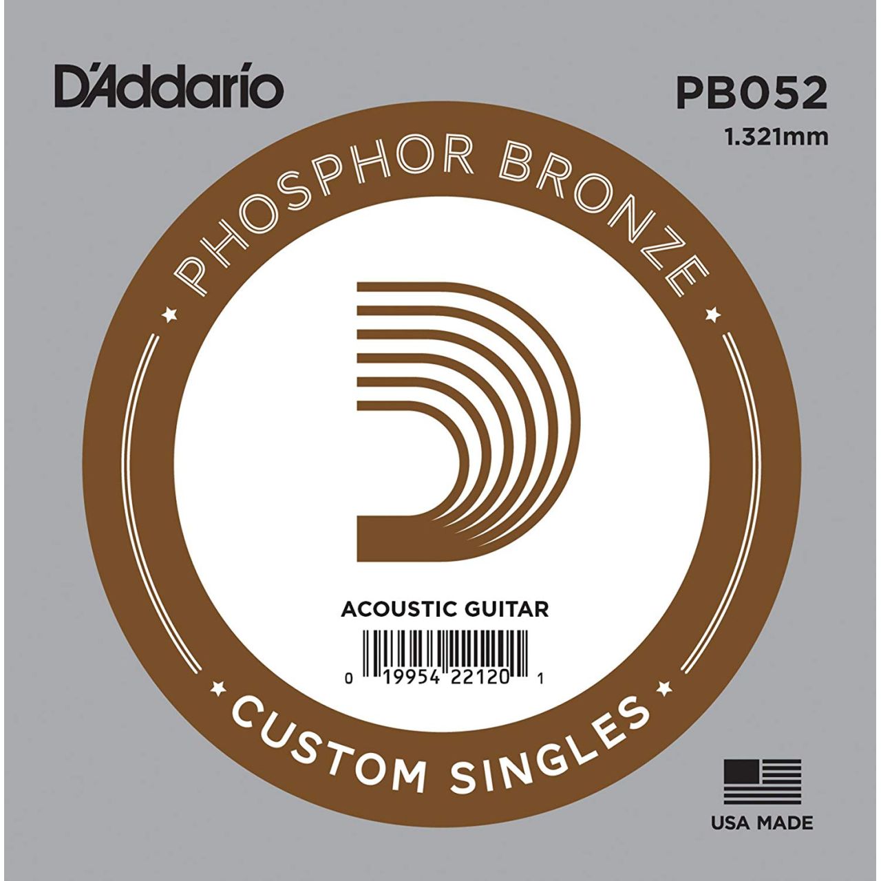 Einzelsaite 052 Acoustic Gitarre Phosphor Bronze