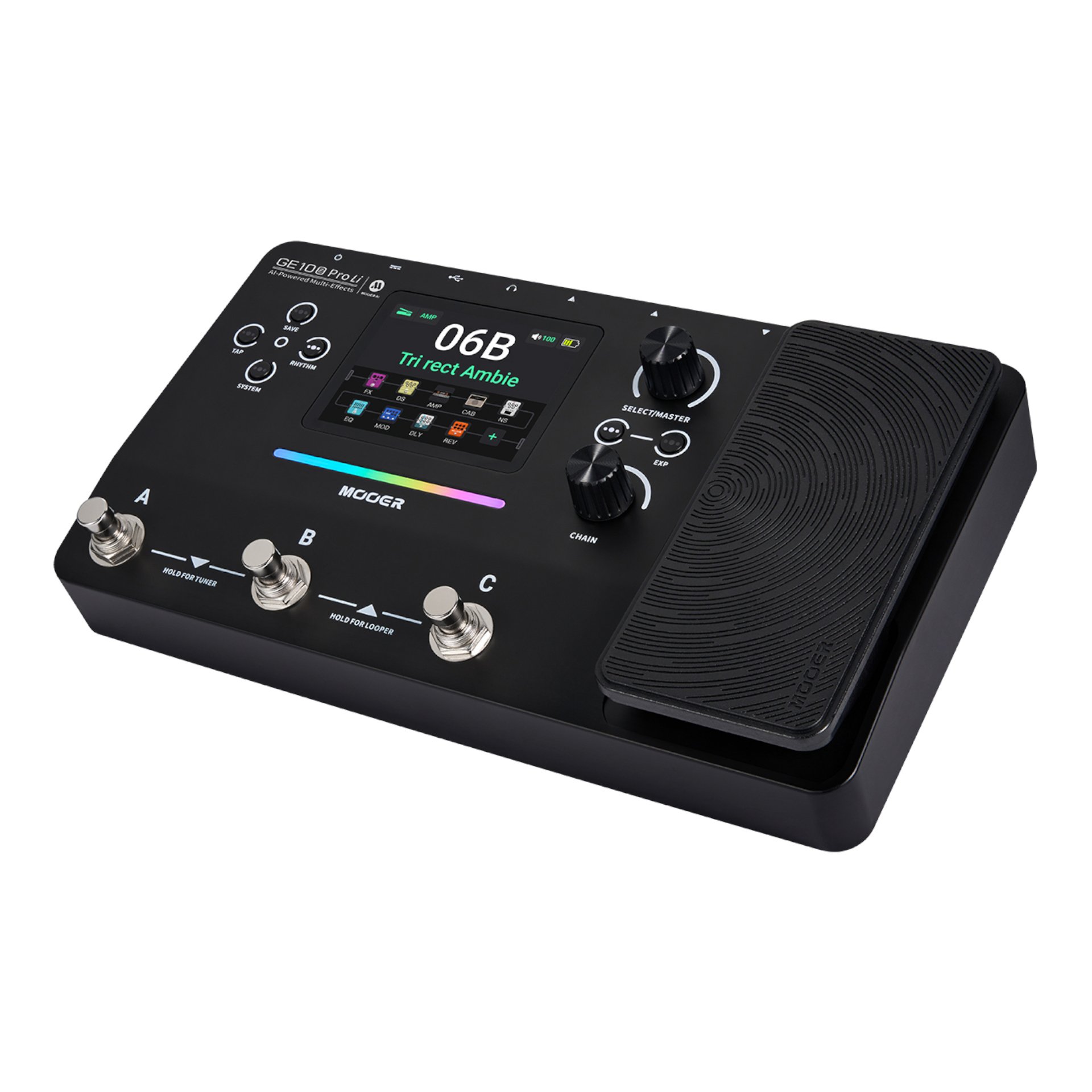 GE 100 PRO Li Guitar Multi FX Processor
