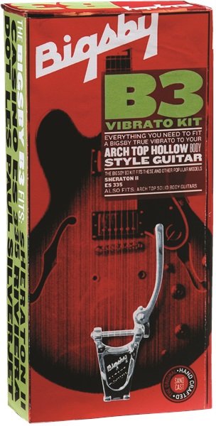 B3 Vibrato Kit - Thin Electric Hollow-Body and Semi-Hollow Guitars - Aluminum