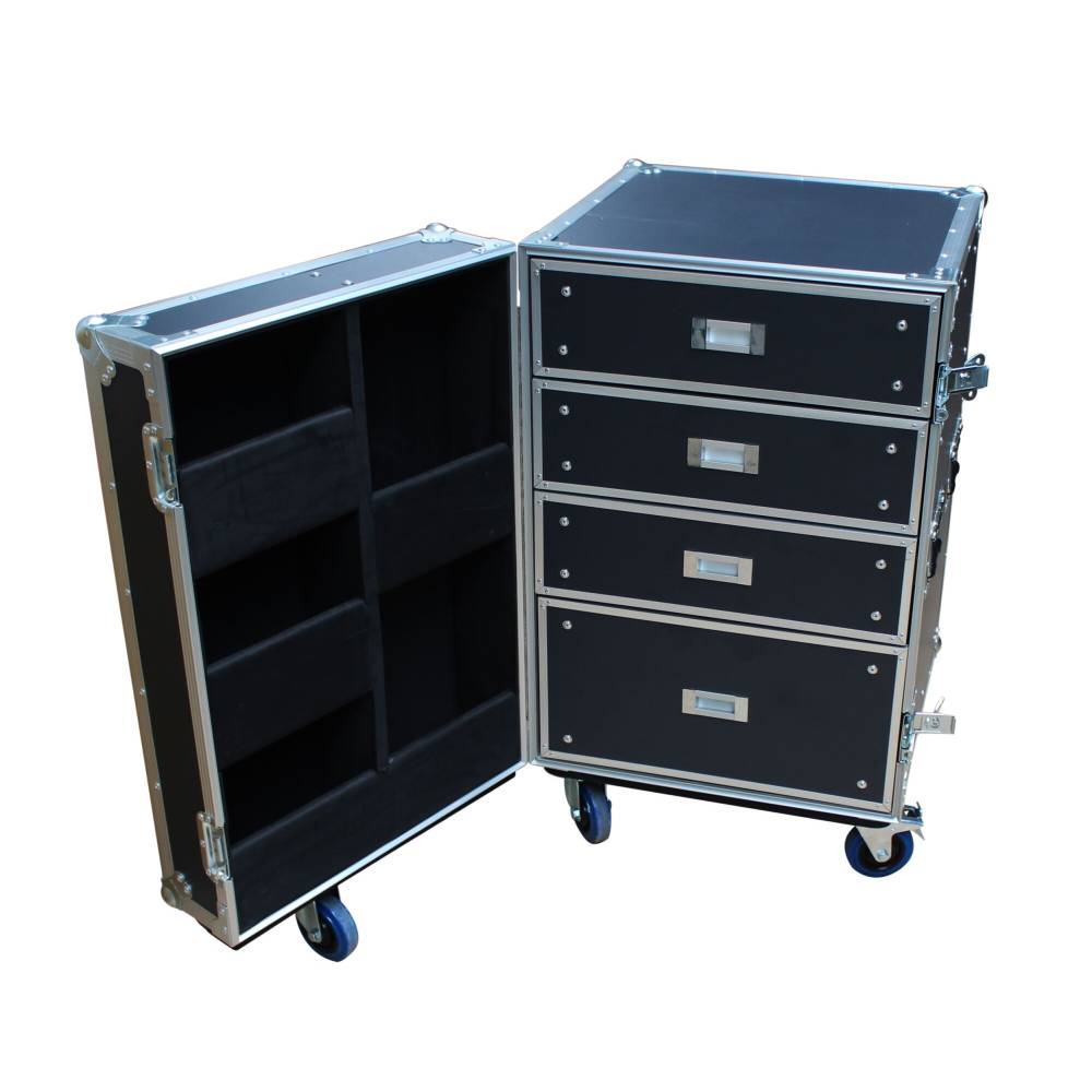SL04DRW - Case mit it 4 Schubladen und Lenkrollen