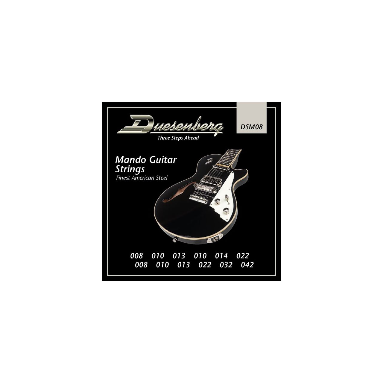 DSM08 Saitensatz für 12-saitige Mandola-Gitarre, 008-042