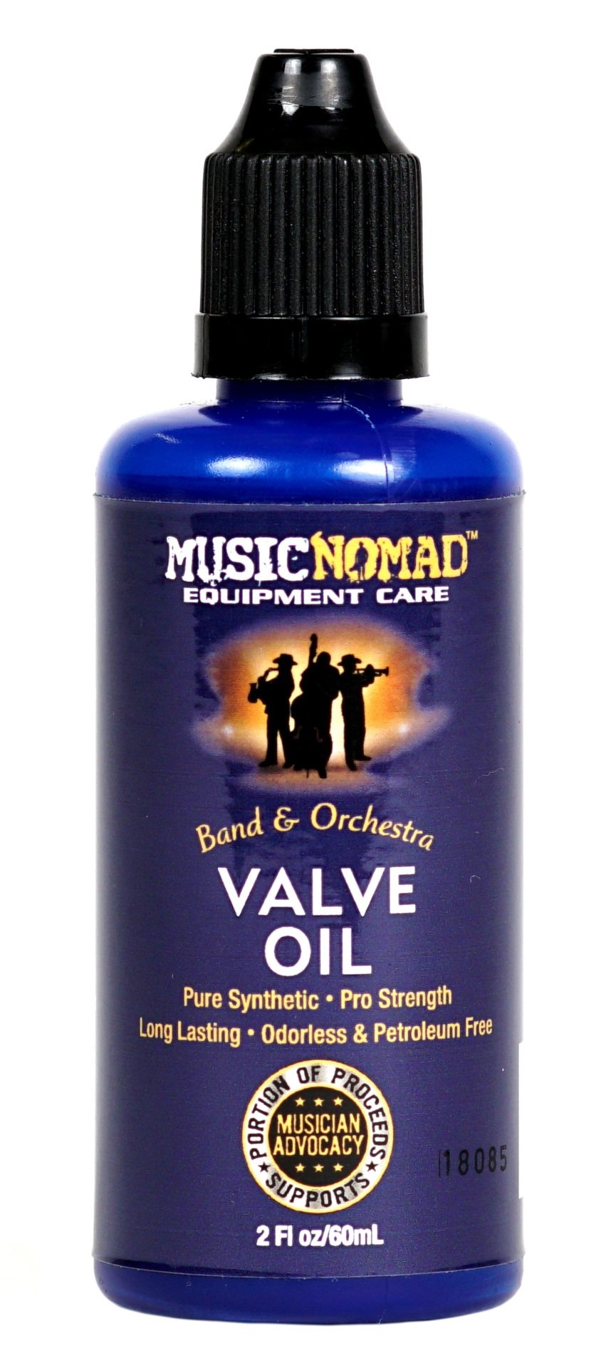 Valve Oil (MN703) - Pure Synthetic Pro Strength Formula, 60 ml (2 oz.)