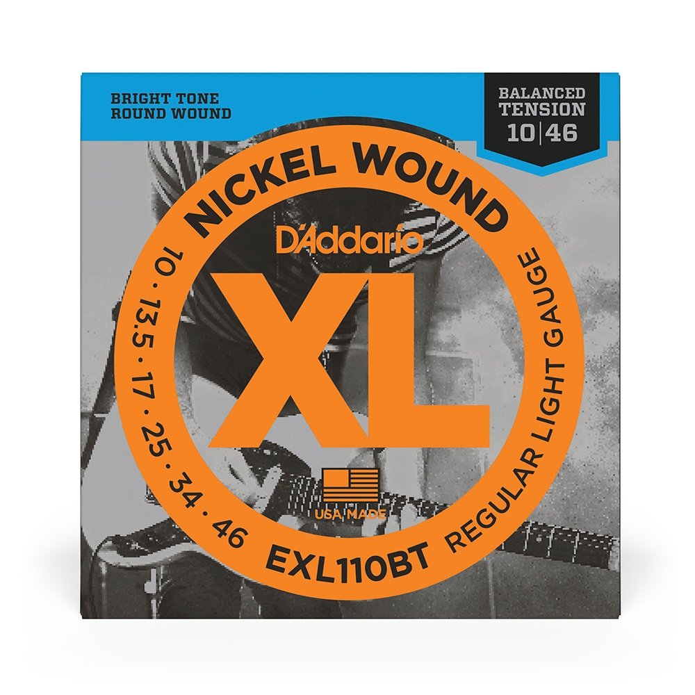 EXL110BT Saiten für E-Gitarre, mit Nickel umsponnen,Regular Light, 10-46