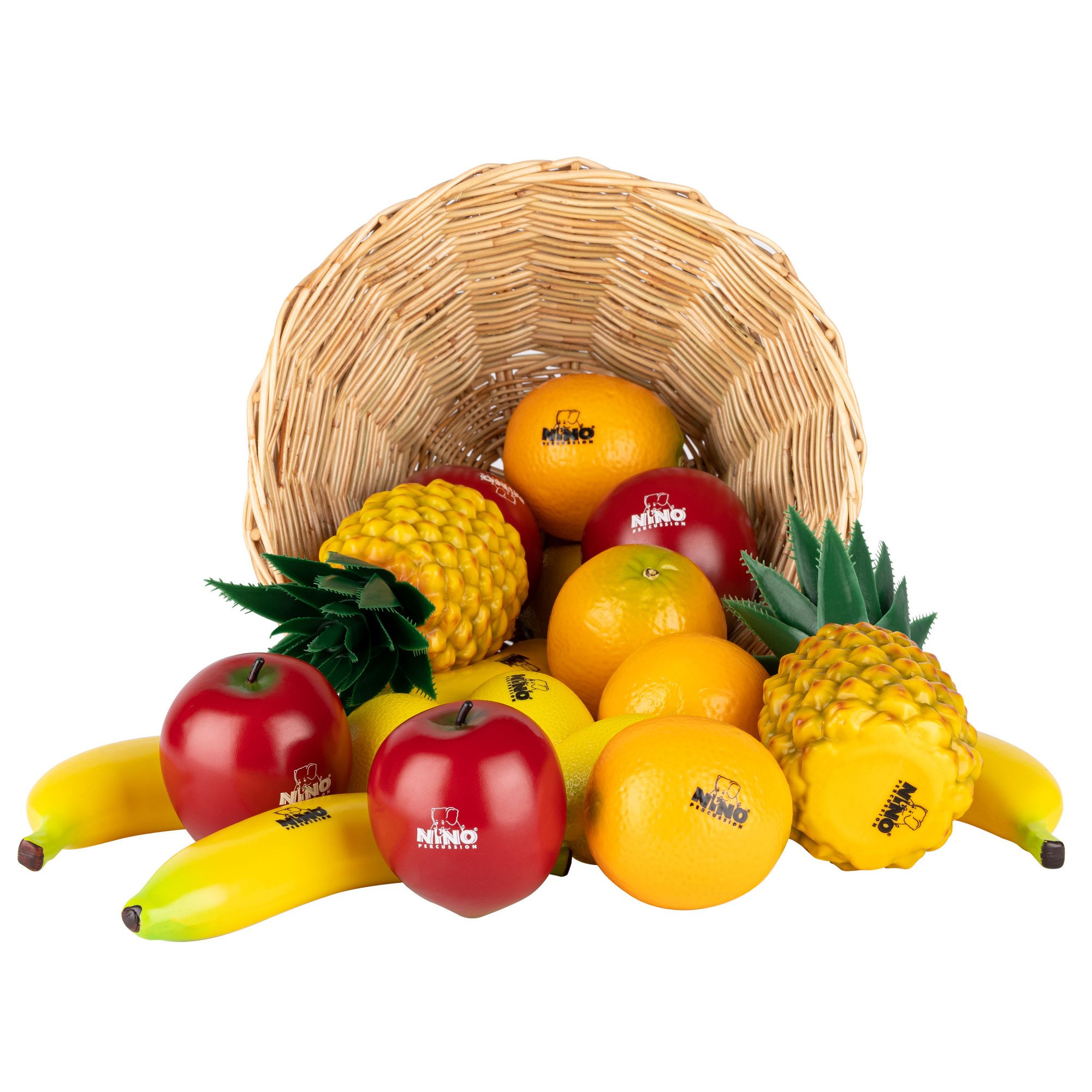 SET536 Fruit Shaker Sortiment – 18-teiliges Kinder Percussion Set