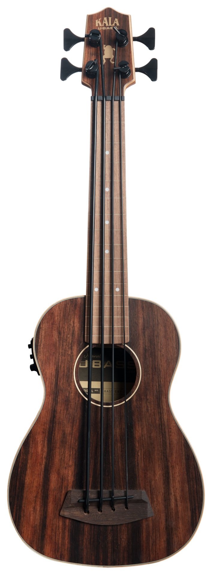 U-Bass Striped Ebony, Fretless with Deluxe Bag