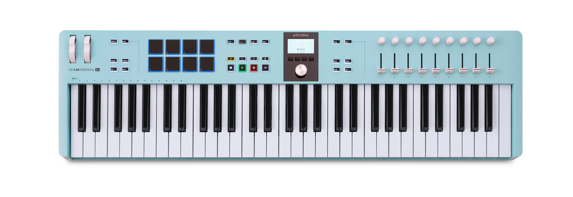 KeyLab Essential mk3 61 - Aquamarine MIDI Controller