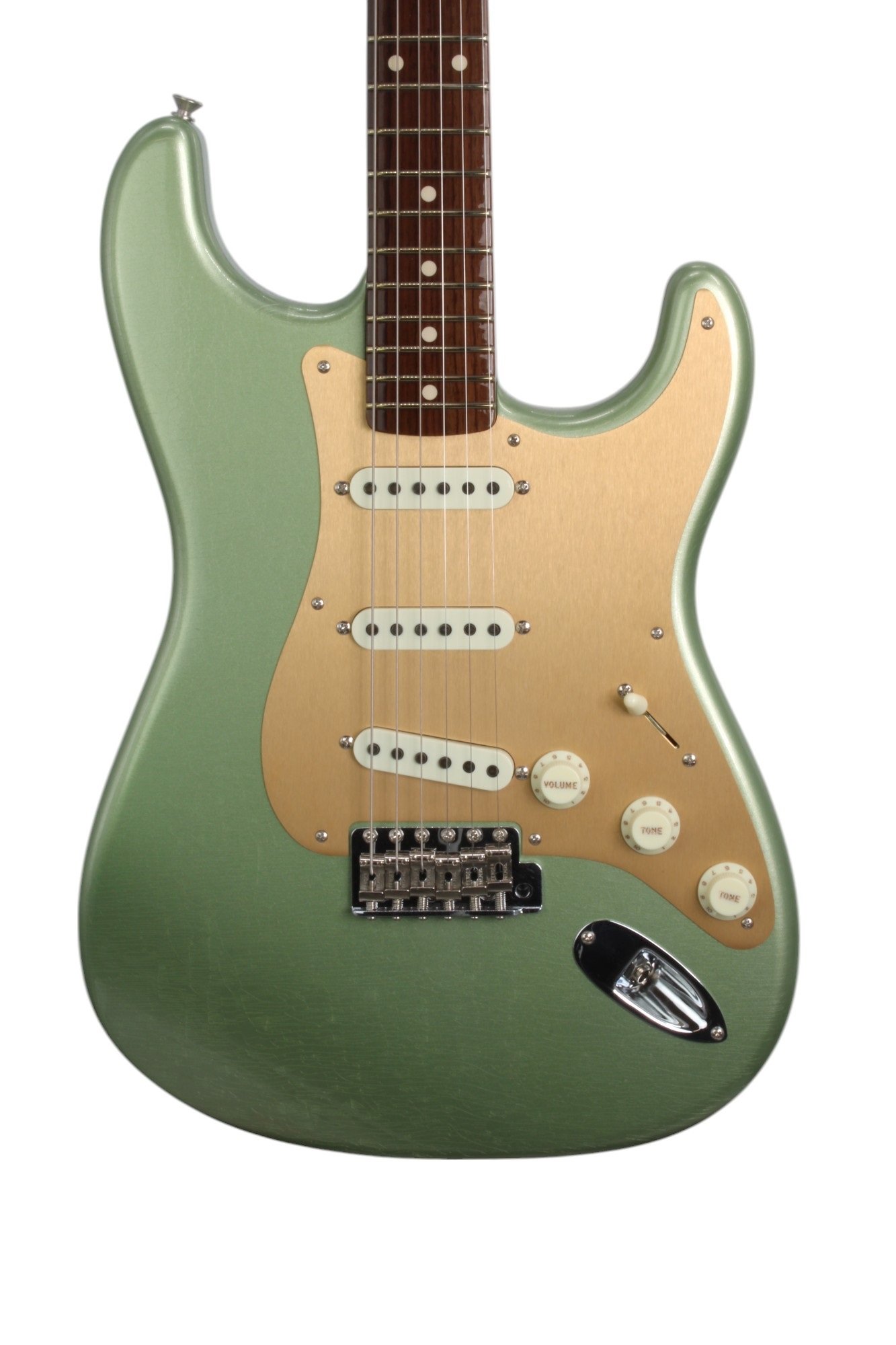 LTD 57'Stratocaster DLX Closet Classic, Rosewood Neck, Aged Sage Green Metallic