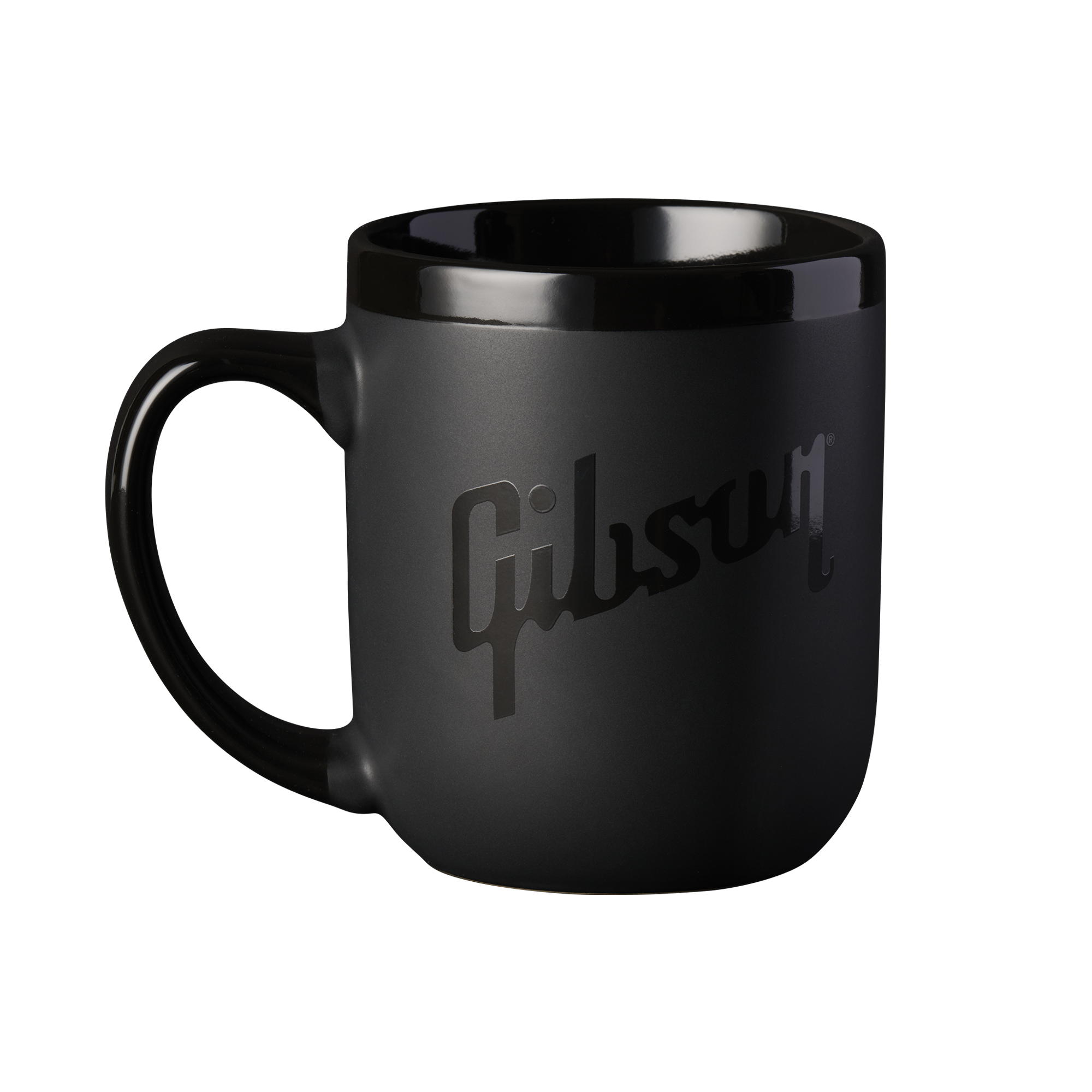 Coffee Mug, Black on Black 16 oz