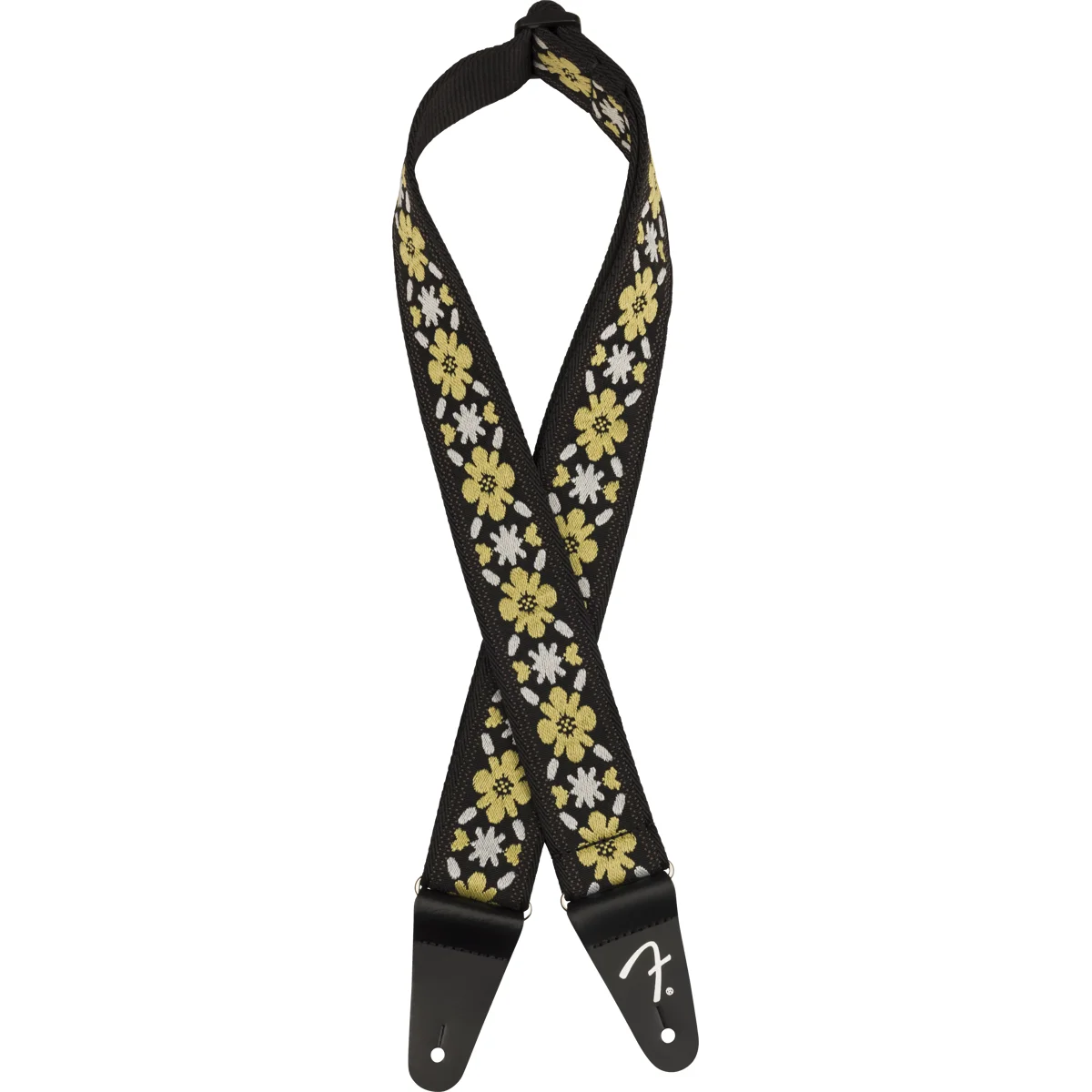 Pasadena Woven Strap, Yellow Clover, 2"