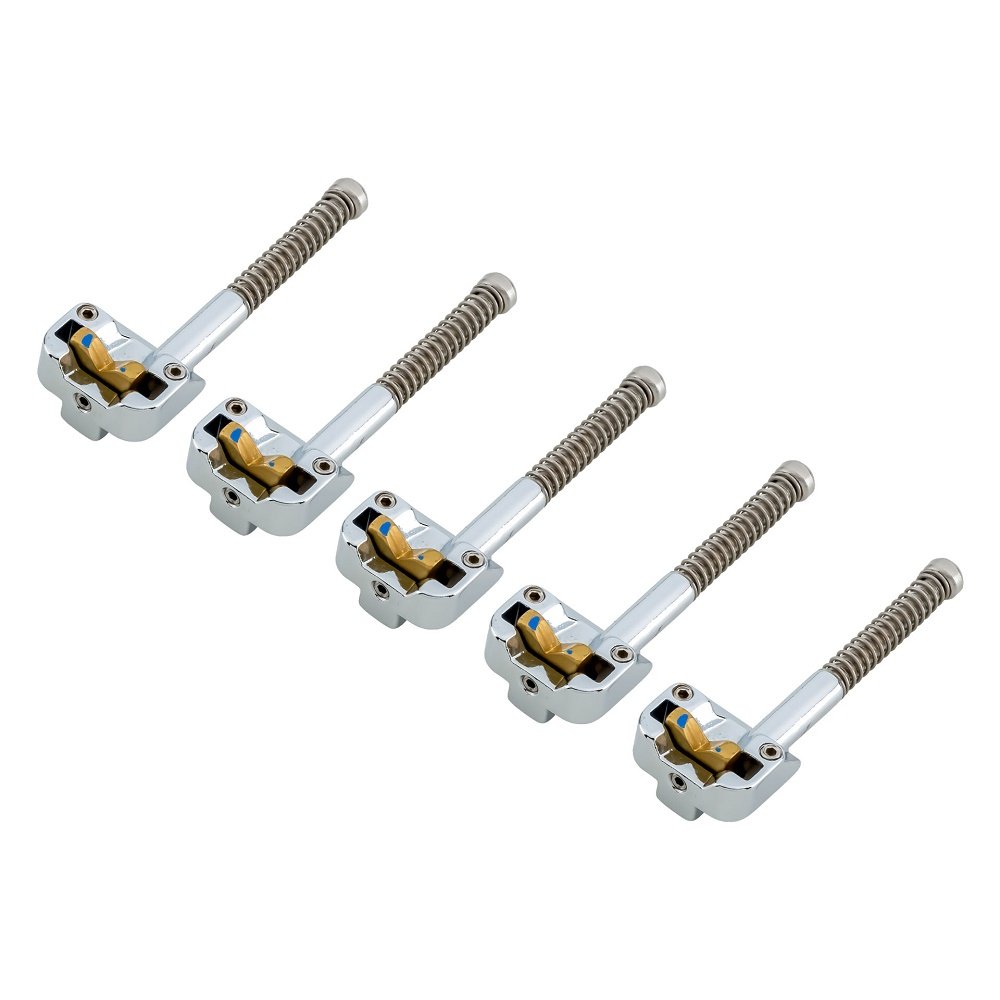5 String KickAss Saddle Set -  Chrome