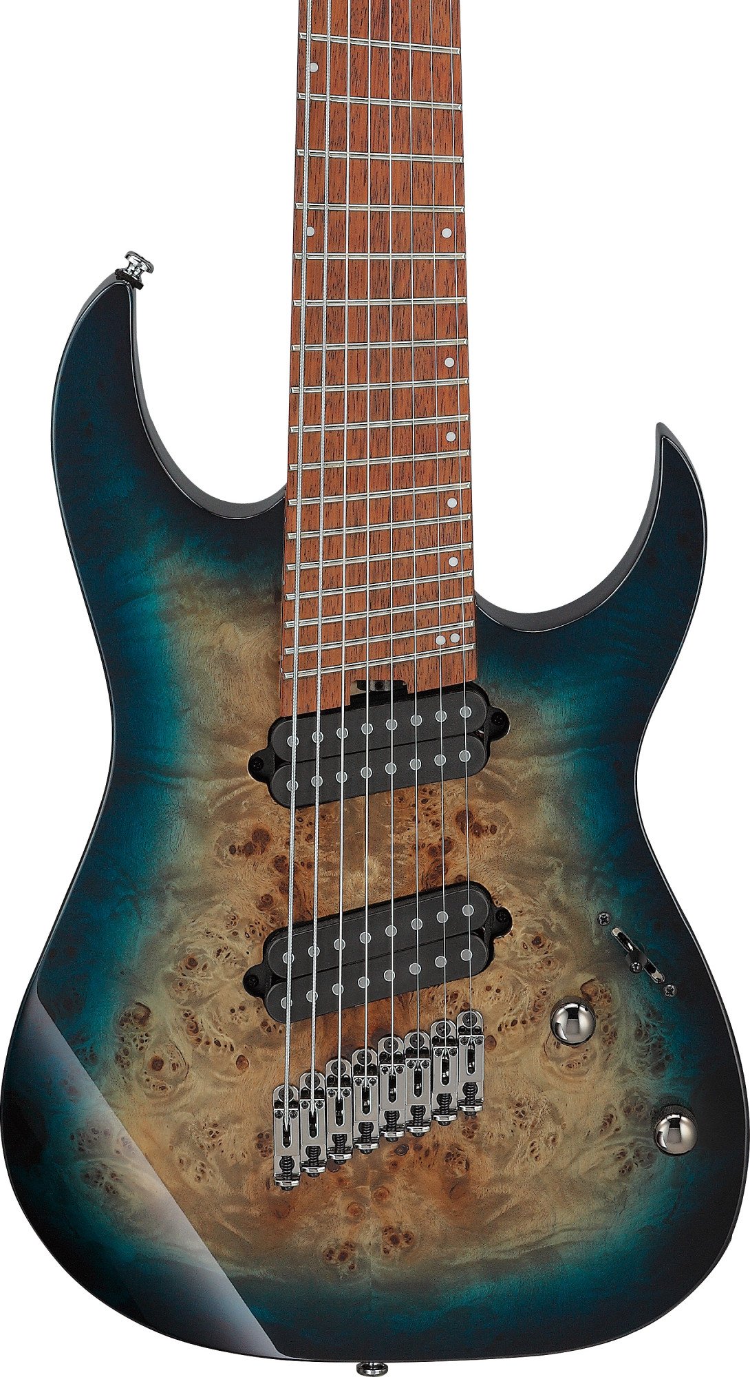 RGMS8PB-CBS 8-String Multi-Scale E-Gitarre Cosmic Blue Starburst 