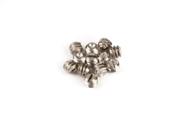 Stacked Control Knob Mounting Screws, (6-32 X 1/8") Slotted, Nickel (12 Stück)