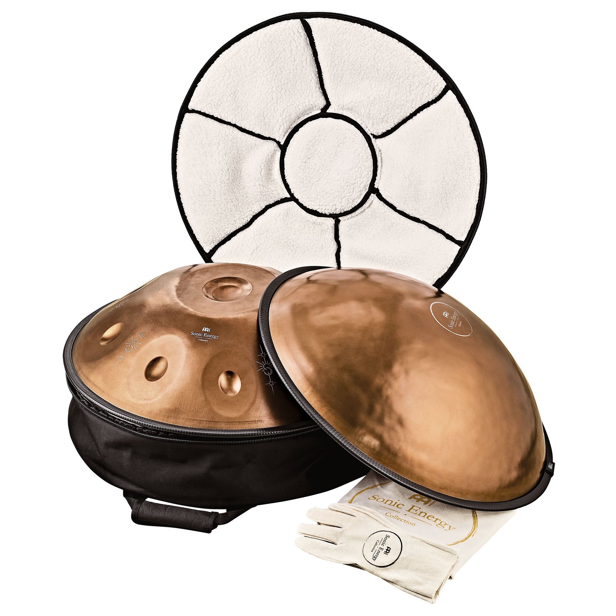 HPSTL93CU - Sensory Handpan, Edelstahl, B2 Amara, 9 Töne, 432 Hz, Vintage-Kupfer