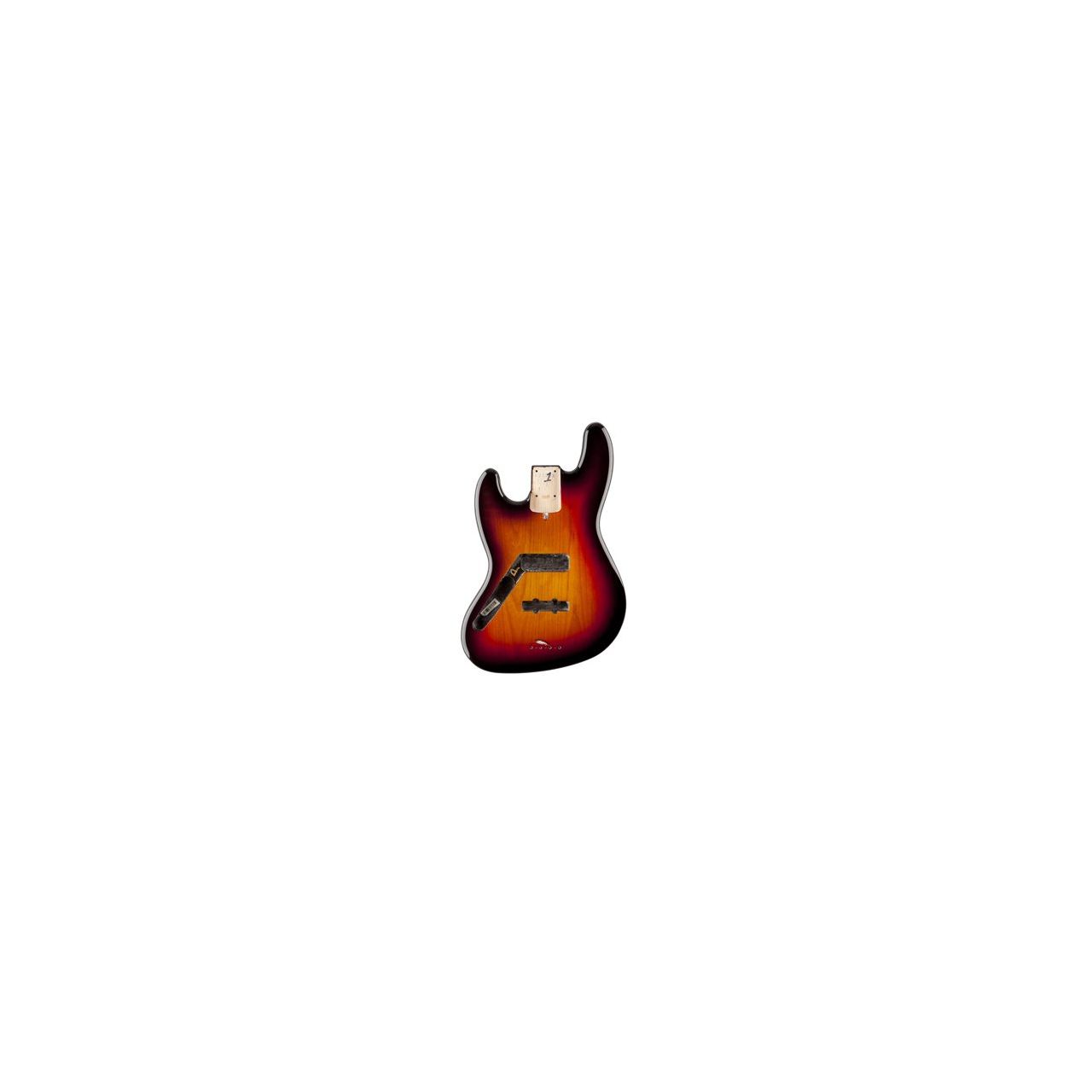 USA Jazz Bass® Left-Hand Alder Body, Modern Bridge Mount, 3-Color Sunburst