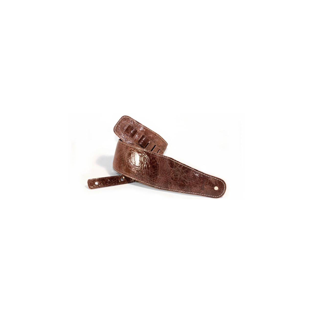 1058 Ledergurt Beaver's Tail Worn Brown, Made in Germany